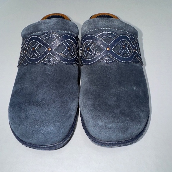 Euro Soft by Sofft, Britta Clogs/Mules Women's 8.5M Navy Suede Leather - Picture 8 of 11